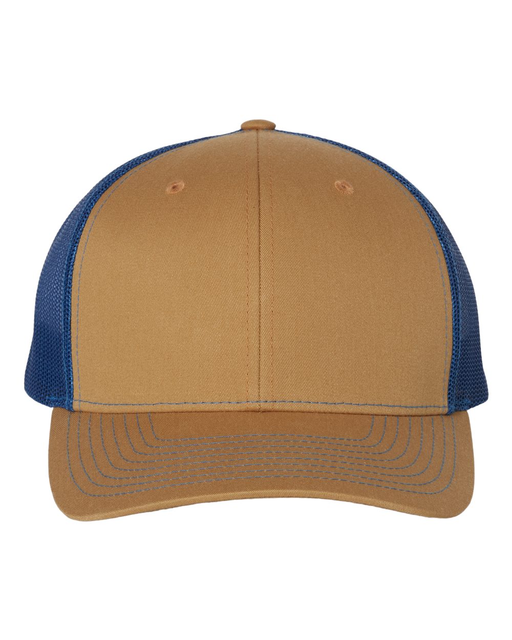 Richardson_112_Biscuit-_True_Blue_Front_High